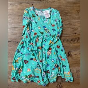 Posh Peanut Green Nutcracker Festive Holiday Dress